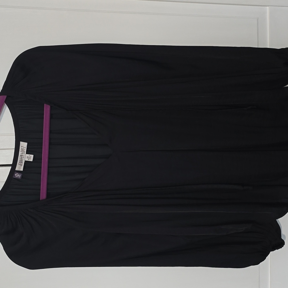 Jennifer Lopez Black Blouse XS